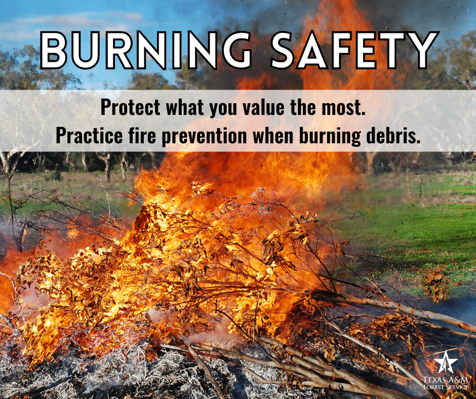 Summer Season Wildfire Prevention - Debris Burning Safety